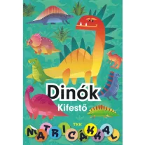 Dinók kifestő - matricákkal