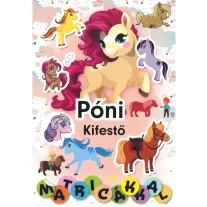 Póni kifestő - matricákkal