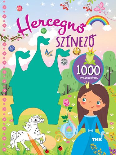 Hercegnő színező - 1000 strasszkő