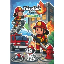 Tűzoltók kifestő - Matricákkal