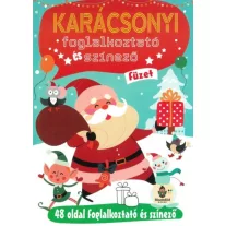 Karácsonyi foglalkoztató színező füzet