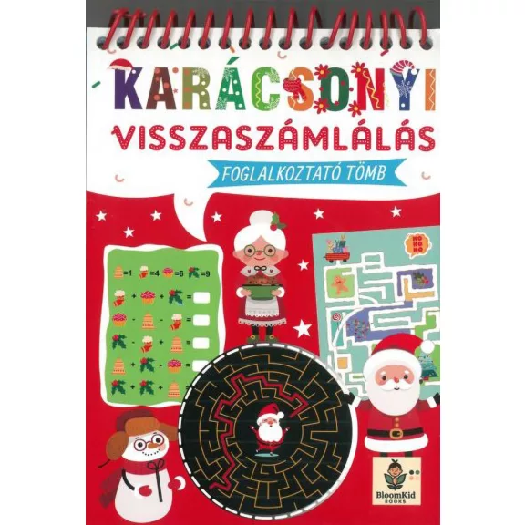 Karácsonyi visszaszámlálás foglalkoztató tömb Karácsonyi visszaszámlálás foglalkoztató tömb