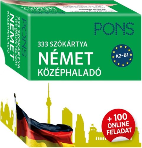 PONS 333 szókártya Angol kifejezések + 100 online feladat