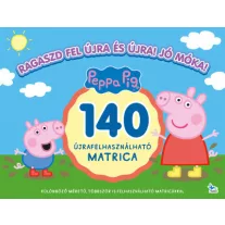   Ragaszd fel újra és újra! - Peppa - 140 újrafelhasználható matrica