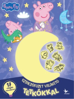 Színezőfüzet világító tetkókkal – Peppa malac