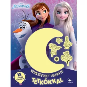 Színezőfüzet világító tetkókkal – Jégvarázs