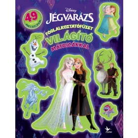   Foglalkoztatófüzet világító matricákkal – Jégvarázs