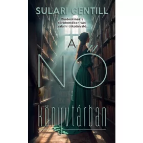 A nő a könyvtárban