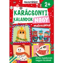  Karácsonyi kalandok - Nagy matricákkal - Fejlesztőfüzet 2+