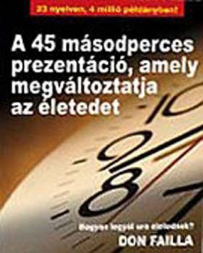 A 45 másodperces prezentáció, amely megváltoztatja az életedet
