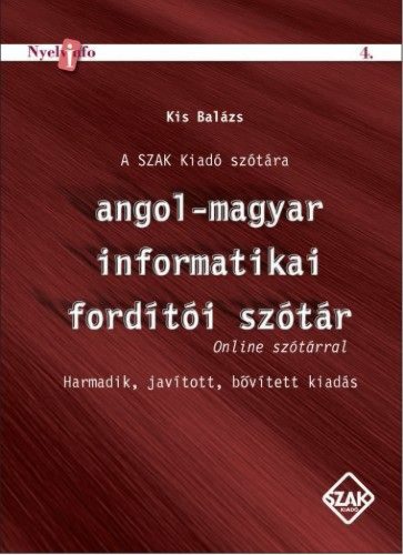 Angol-magyar informatikai fordítói szótár